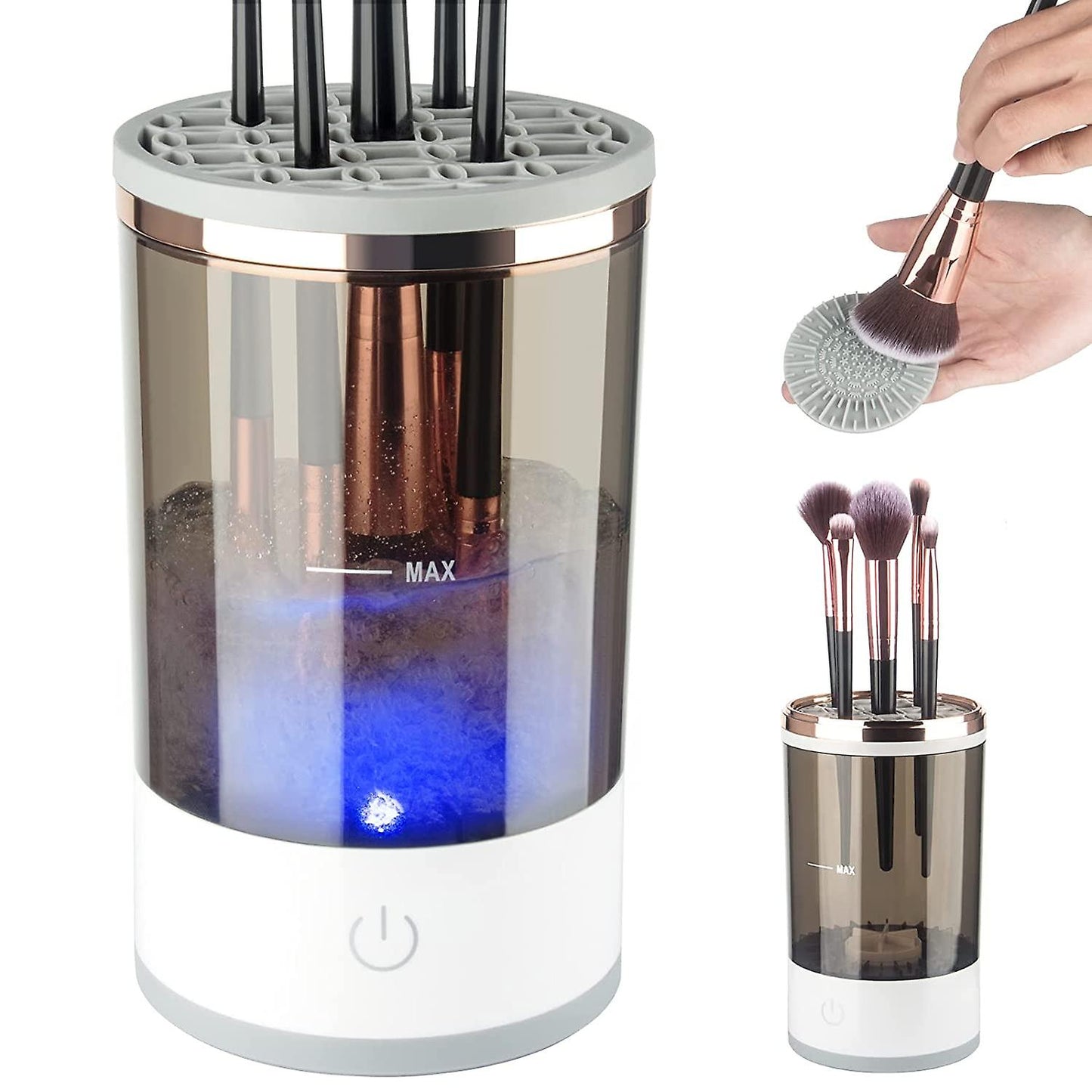 FreshGlow Pro™ | Automatic Makeup Brush Cleaner